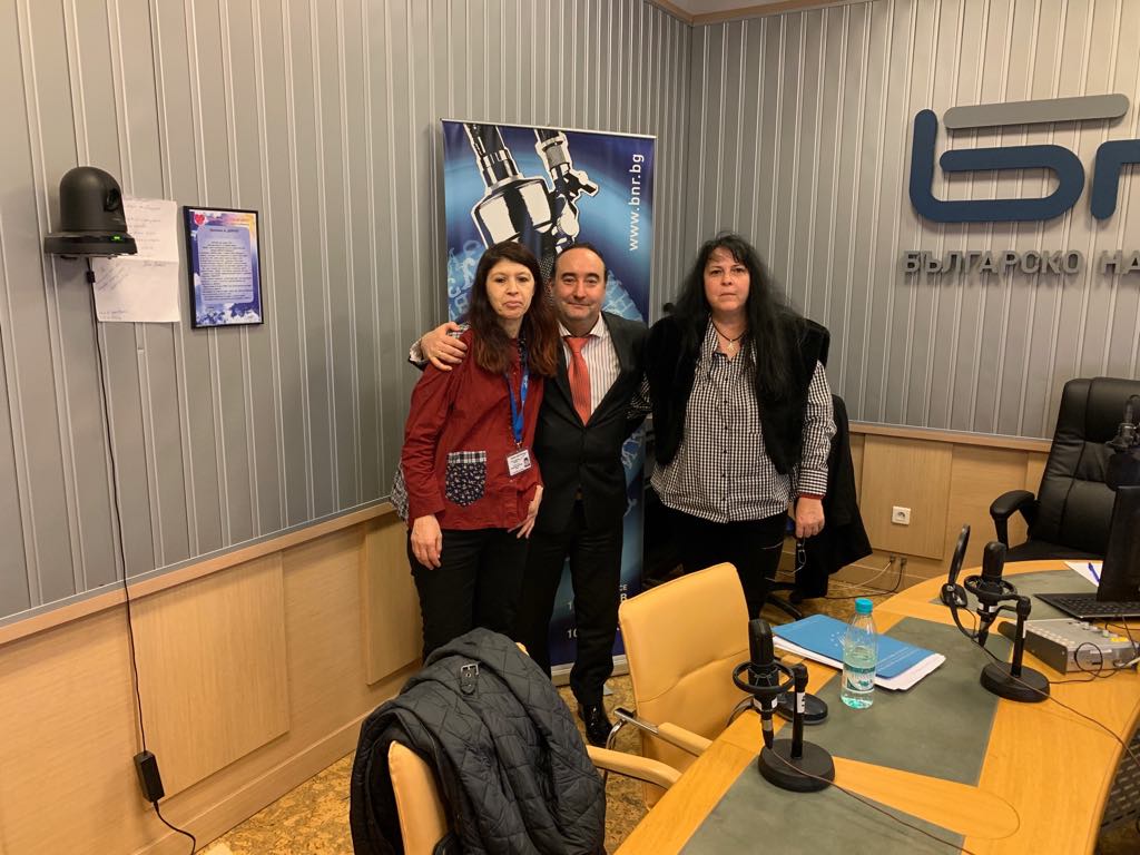 Tony Dimov in the BNR studio