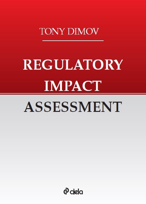 Корица на е-книгата „Regulatory Impact Assessment“ от Тони Димов (изд. „Сиела“)